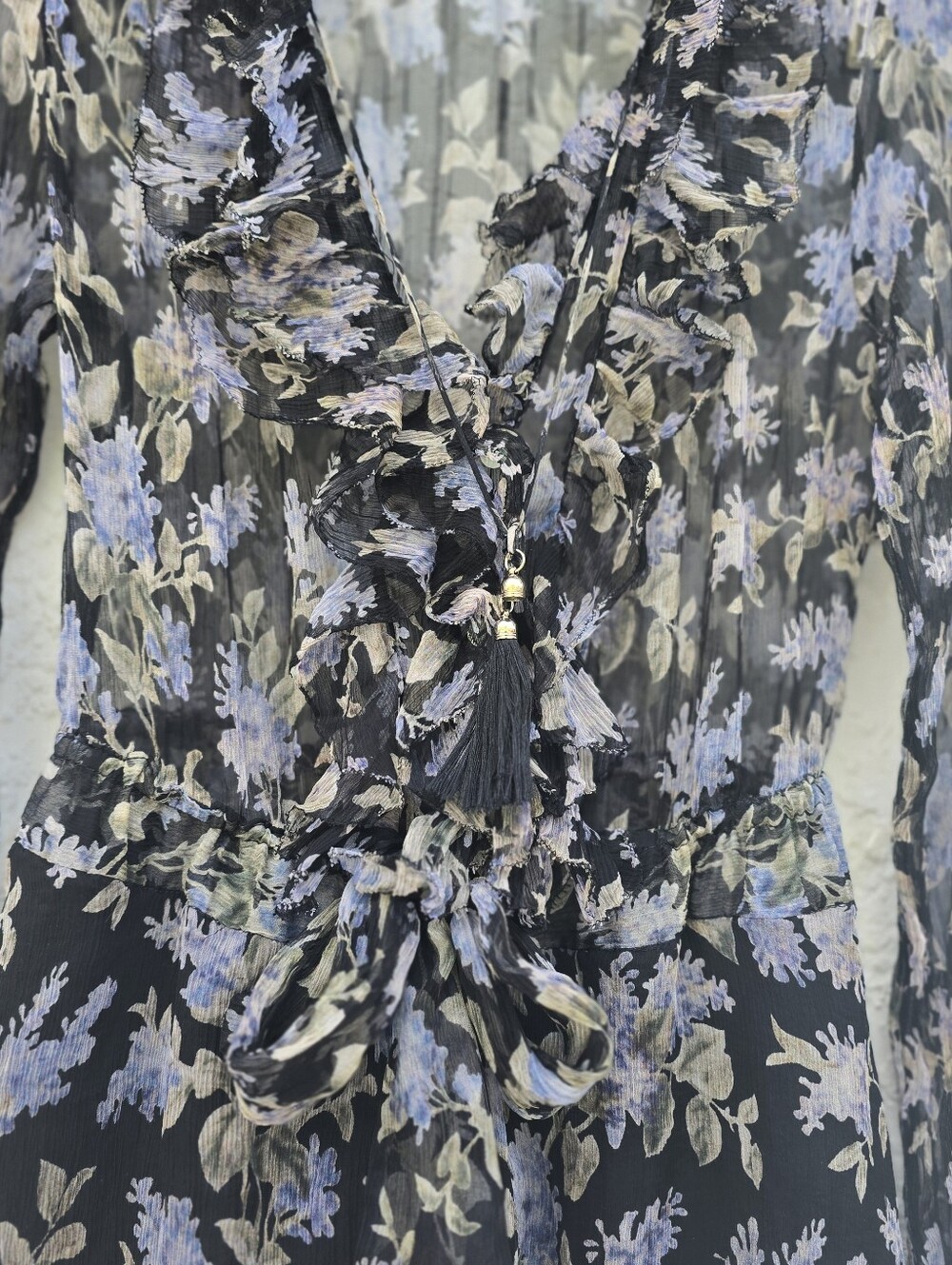 Zimmermann Stranded Ruffle Playsuit Size 0 (Defect: Missing Tassel) - Picture 5 of 13